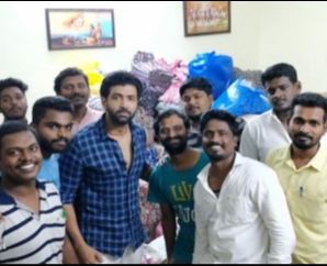 Arun Vijay Helped to Delta People Gaja Cyclone Relief