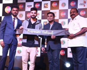 A.R Rahman &Virat Kohli @ Premier Futsal