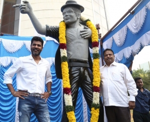 Prabhu Deva Inauguration Michael Jackson Statue