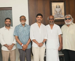 சிவாஜி கணேசன் பேரனுக்கு சூப்பர் ஸ்டார் வாழ்த்து!