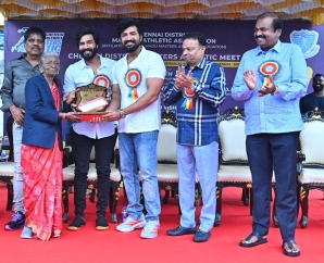 சென்னை மாவட்ட மூத்தோர் தடகள சங்கம் நடத்தும் தடகள போட்டி இன்று துவங்கியது!