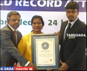 Unique World Record by Vasugi Manivannan